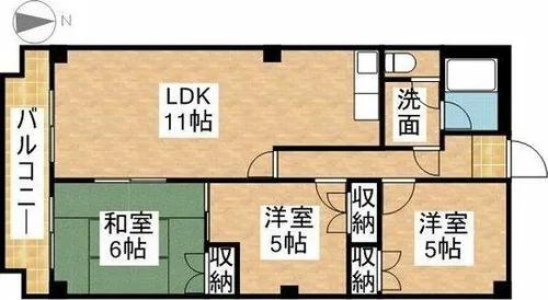 ピアニシキ徳川【3階】の間取り
