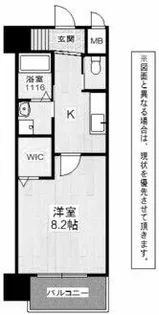 アクシオ北九州【11階】の間取り