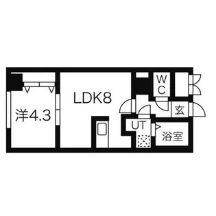 E-Horizon山鼻【6階】の間取り