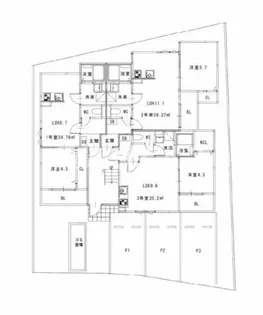 SNK諸岡【201号室】の間取り