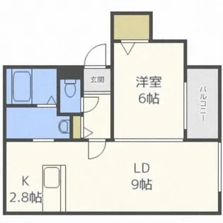 ラフィーネN円山【3階】の間取り