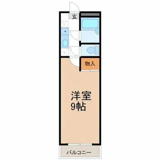 パレス内藤 2【101号室】の間取り