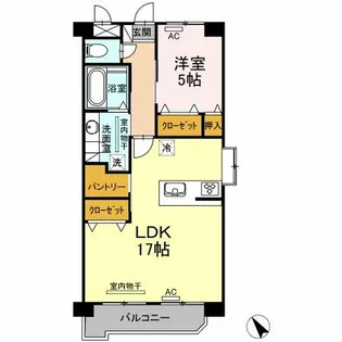 TRUSTY21【3階】の間取り