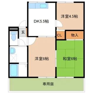 イーグルA【1階】の間取り