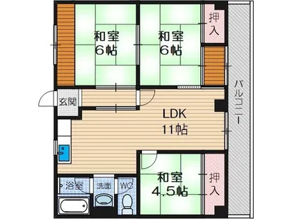 小野寺ビル【7階】の間取り