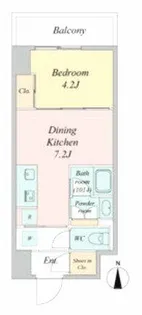 ブランシエスタ金山北【15階】の間取り