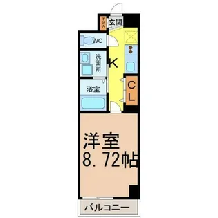 インプルーブ葵【9階】の間取り