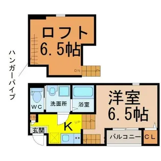 1Kの間取り画像