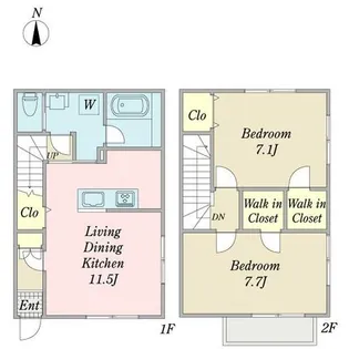 コフレ浄水【C号室】の間取り