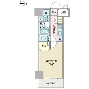 プロシード金山3【0202号室】の間取り