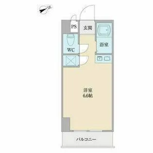 Vita六番町(ヴィータロクバンチョウ)【0803号室】の間取り