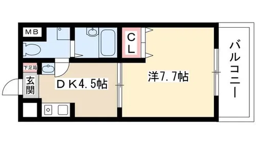 T’s Dream名駅【1003号室】の間取り
