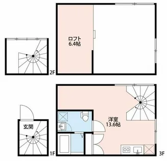 言庭(コトニワ)E棟【01号室】の間取り
