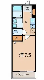AILE岡場Ⅱ【105号室】の間取り