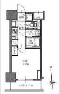 S-RESIDENCE南堀江【12階】の間取り