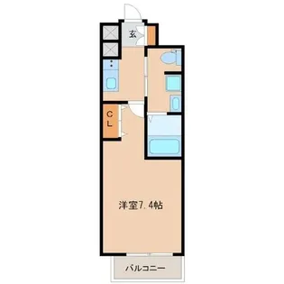 兵庫県尼崎市東塚口町1丁目【マンション】の間取り