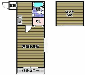 ヨーロピアンくみの木【2階】の間取り