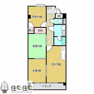第2みゆきビル【3階】の間取り