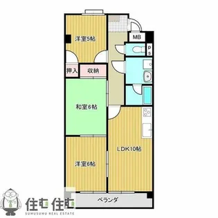 第2みゆきビル【305号室】の間取り