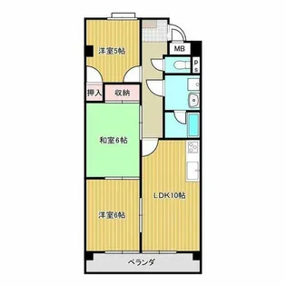 第2みゆきビル【305号室】の間取り