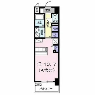 エヴァーグリーンO【2階】の間取り