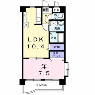 ハイツ グラッツィア【3階】の間取り
