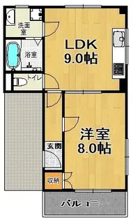 アイランド愛和【4階】の間取り