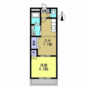 ローズガーデン青山【1階】の間取り