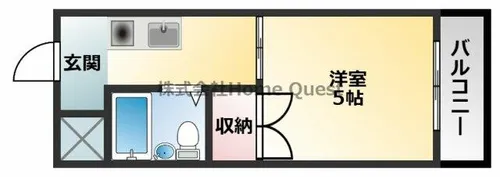 プレアール小阪Ⅱ【1階】の間取り