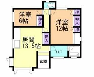 北海道登別市中央町7丁目【一戸建】の間取り