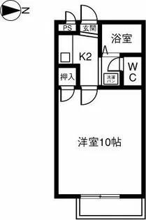 SUC-SEED93【203号室】の間取り