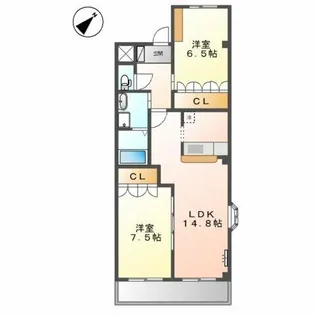 レガ・カンパーニャ【2階】の間取り