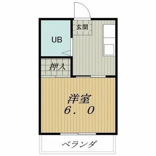 メゾン茜【205号室】の間取り