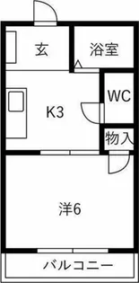 メゾン高木23【B205号室】の間取り