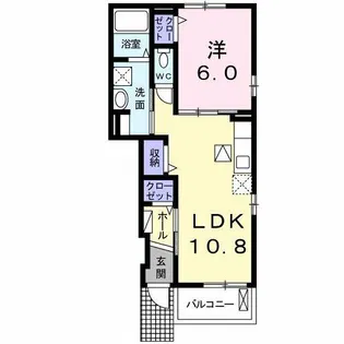 スペース フォース B【1階】の間取り