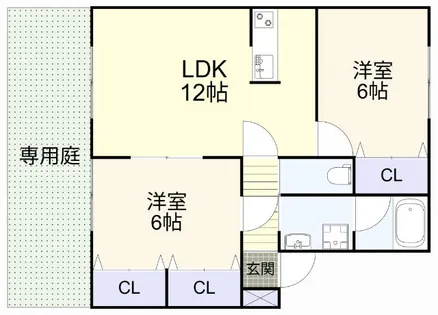 ルポ田原21【105号室】の間取り