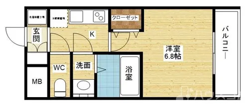 プレサンス神崎川ファインブレス【7階】の間取り
