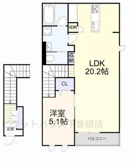シャーメゾン向山公園【207号室】の間取り