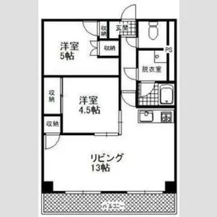 第78松井ビル【3階】の間取り