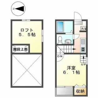 コーエイⅡ【2階】の間取り