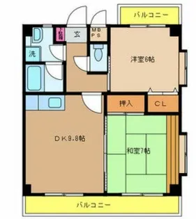 リーベン・ブリーズ【5階】の間取り