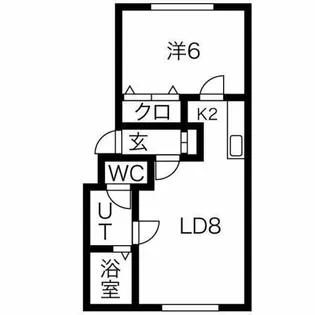 Louange(ルワンジュ)【303号室】の間取り