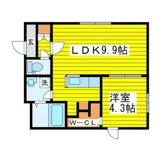 CASA MIO【2階】の間取り