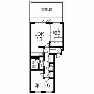 平岸ハウス【114号室】の間取り