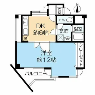 インペリアル砂山【2階】の間取り