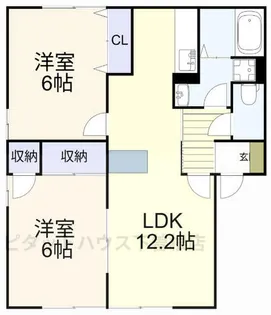 グレイス上吉田【B105号室】の間取り