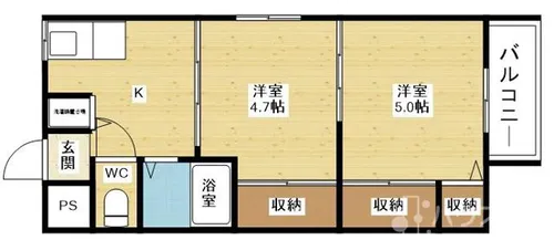 パーゴラ瑞祥【2階】の間取り