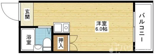 ベルメゾンエトワール【4階】の間取り