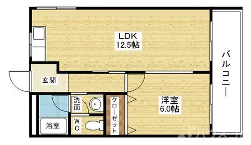 ミスターK上新庄【1階】の間取り