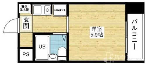 ベルメゾン相川【5階】の間取り